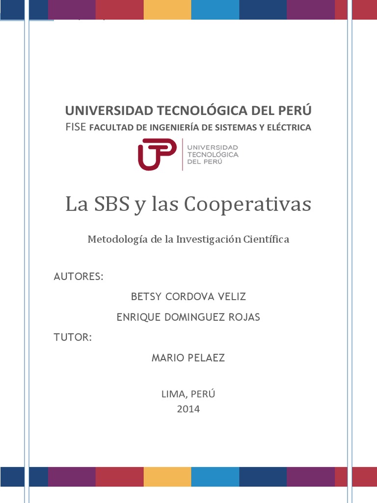 Supervisión de Cooperativas por la SBS | PDF | Seguro | Pensión