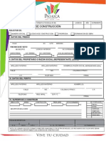 Solicitud Licencias Construccion Anverso