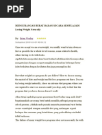 Download Mengurangan Berat Badan Secara Semulajadi by Restu2 SN23440105 doc pdf