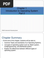 Introduction To Operating System