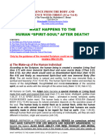 What Happens To The Human "Spirit-Soul" After Death?