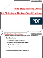 Chapter #8: Finite State Machine Design 8.5 Finite State Machine Word Problems