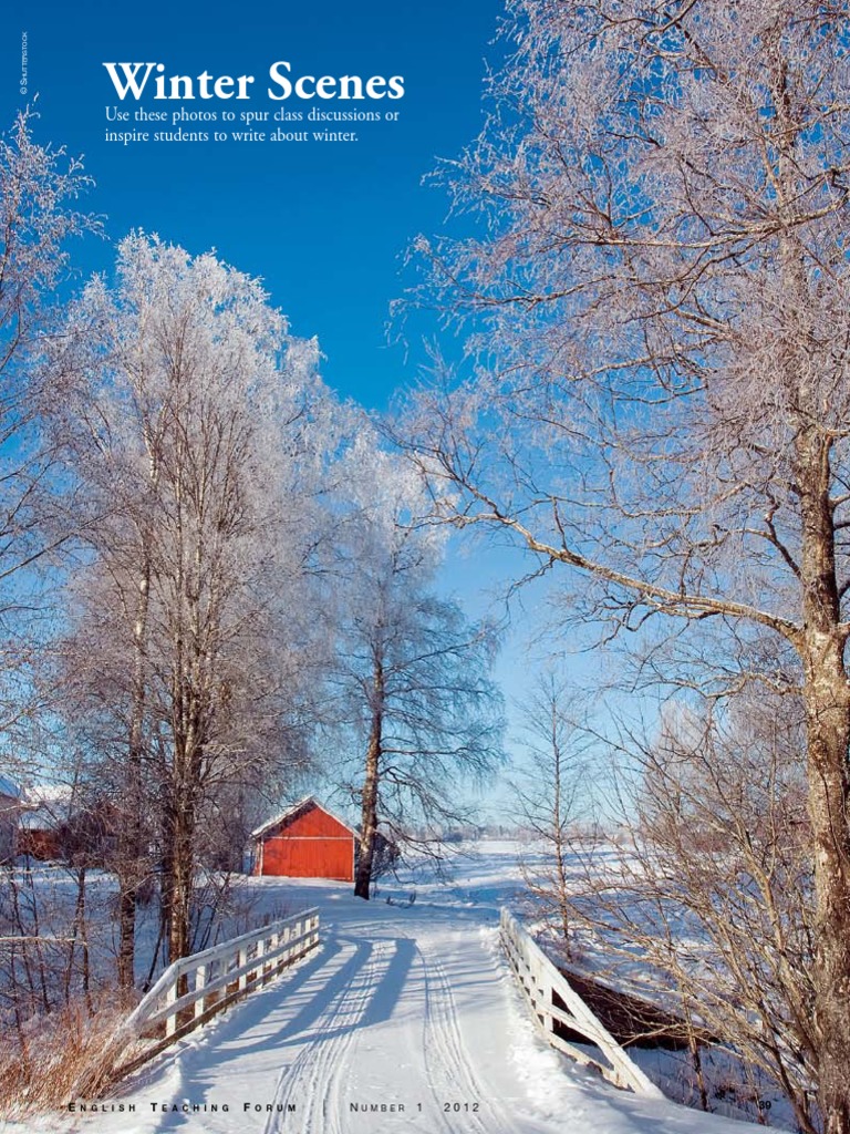 Winter Scenes: Use These Photos To Spur Class Discussions or Inspire ...