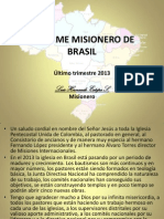 Informe Misionero Brasil 2013