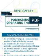 Patient Positioning in Operating Theatre