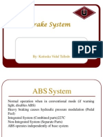 Brake System: By: Katiuska Vidal Talledo