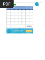 Planilha 4. Calend Rio Anual Para Controle de Eventos