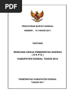 Download RKPD  Kabupaten Kendal Tahun 2012 by Muhammad Syarif SN234429857 doc pdf