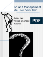 Acute Low Back Pain - Zafa - Iqbal - DR