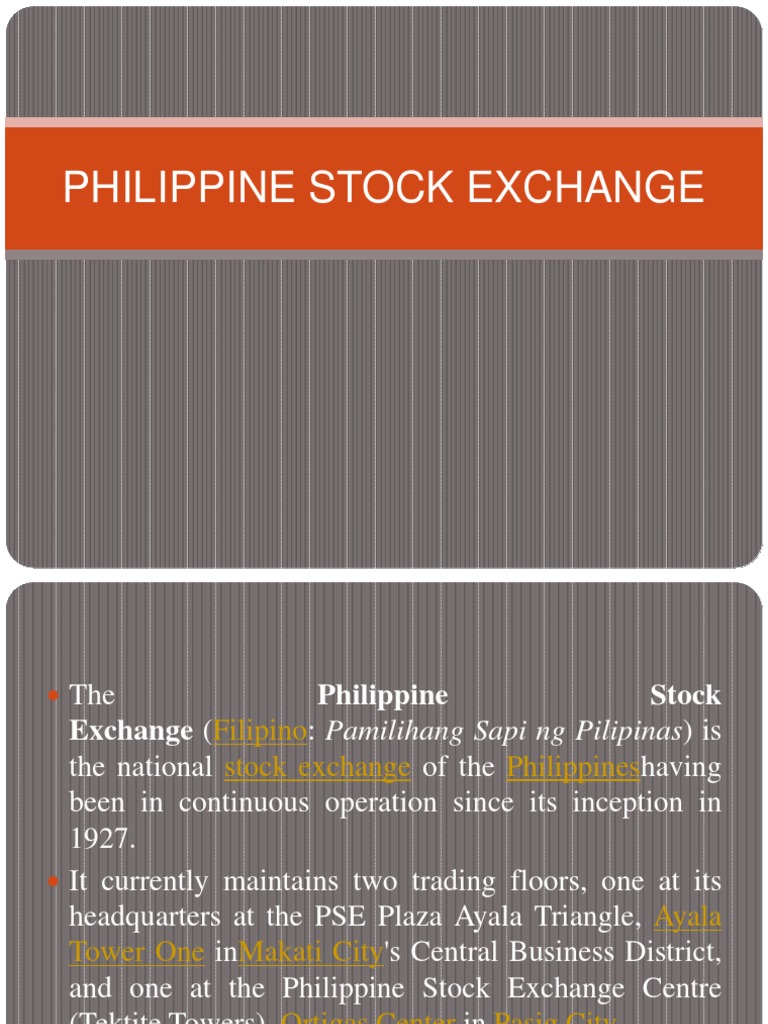 Philippine Stock Exchange