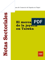 El mercado de la joyería en Taiwán