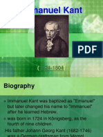 Kant's Biography From