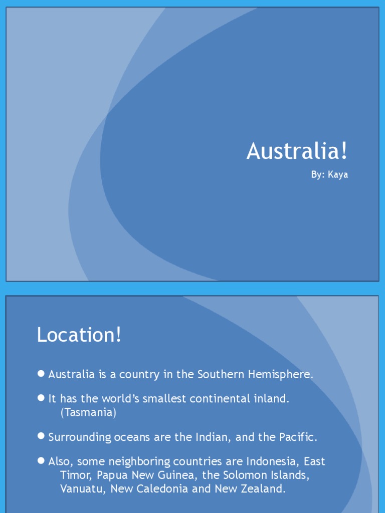 Australia: A Southern Hemisphere Overview | PDF