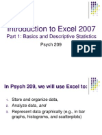Lab 4 Excel Basics