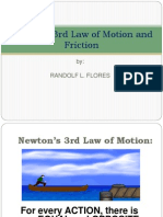 Newton's 3rd Law of Motion and Friction