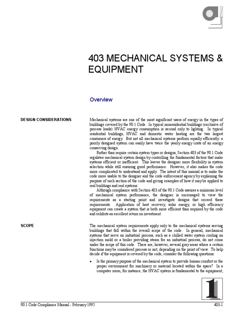 Mechanical Systems Compliance Guide | PDF | Ventilation (Architecture ...