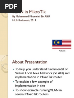 VLAN in MikroTik