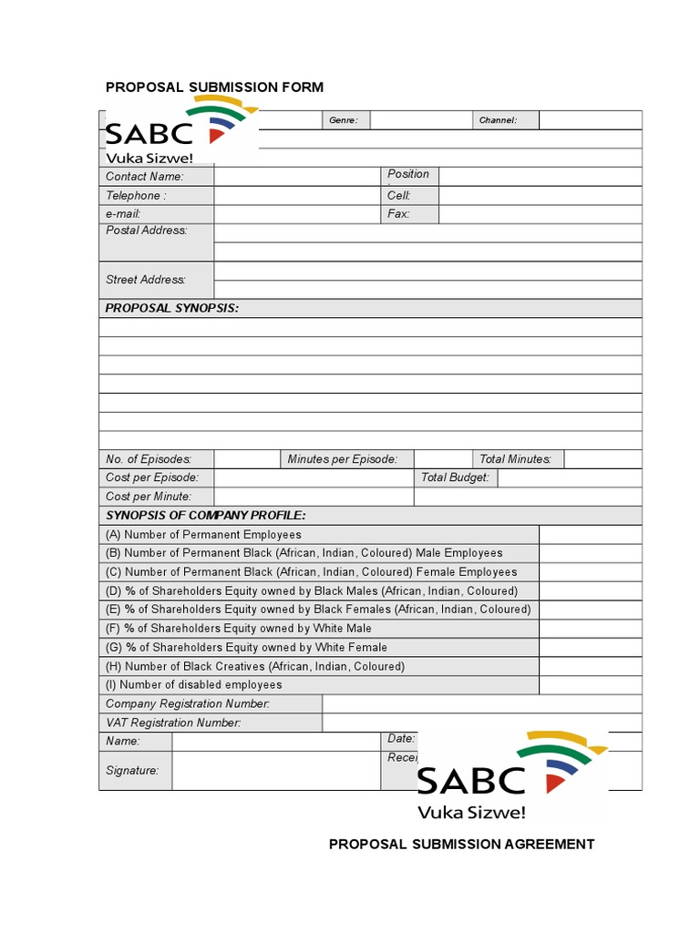 Proposal Submission Guidelines | PDF | Communication | Business
