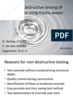 Concrete Strenght Testing Using Elastic Waves