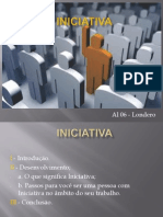 O Que Significa Iniciativa