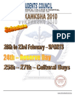 AAKANKSHA 2010 Schedule