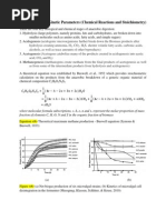 Estimation of The Kinetic Parameters (Chemical Reactions and Stoichiometry)