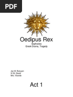 Oedipus Rex Script