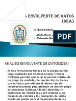 Analisis Envolvente de Datos (Dea)