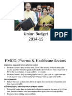 Indian Union Budget 2014-15 Expected