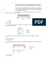 Diseño de Una Viga Simplemente Apoyada