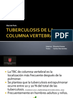 Tuberculosis de La Columna Vertebral