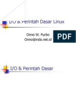 Io Dan PPPT Io Dan Perintah Dasar Linux 04 2001.ppterintah Dasar Linux 04 2001