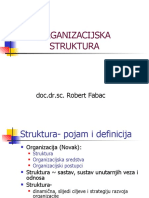 Organizacijska Struktura: Doc - Dr.sc. Robert Fabac