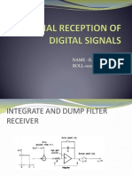 Optimal Reception of Digital Signals
