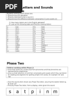 Letters and Sounds Individual Assessments