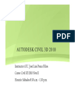 Curso de Civil 3d Nivel1