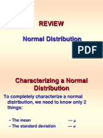 Review: Normal Distribution