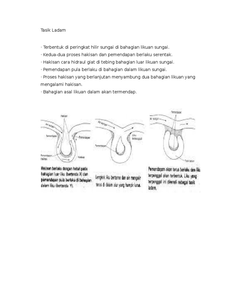 proses pembentukan tasik ladam