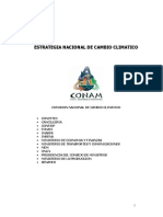 Estrategia Nacional de Cambio Climatico