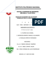 Despacho Economico de Un Sistema Termoeléctrico A Corto Plazo