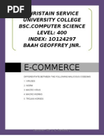 Christain Service University College Bsc.computer Science Level