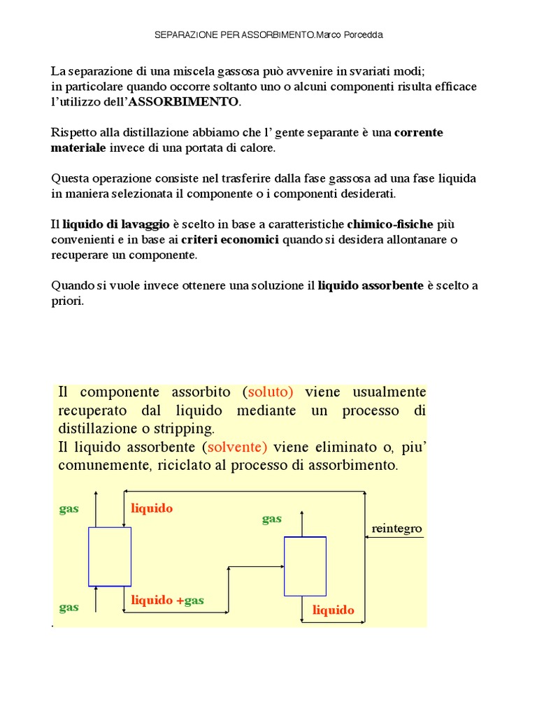 ASSORBIMENTO | PDF