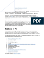 Yii Framework - Resumen en Inglés