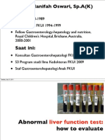 Evaluation Liver Function Tests