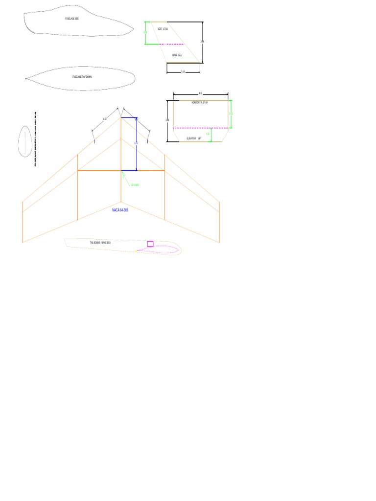 Aircraft Stabilizer and Fuselage Specs | PDF
