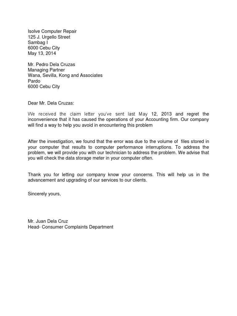 Adjustment letter essay picture