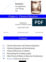 General Chemistry: Chapter 4: Chemical Reactions