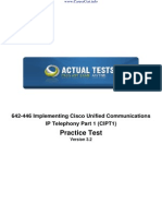 Practice Test: Cisco 642-446