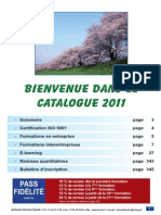 Catalogue Bruche Formations 2011