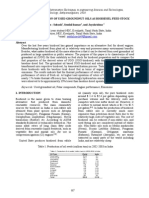 Characterising Used Groundnut Oil for Biodiesel Production